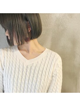 ミント(mint) ボブ×赤み除去ミントグレー♪