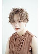 ラボヌールヘアー シェリ 久喜店(La Bonheur hair cheri) 透け感オリーブ＆無造作ハイライト＃5