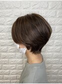 ハイライトハンサムショート