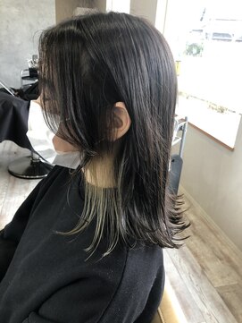 シキ(C key) 結ぶと隠れるインナーカラー