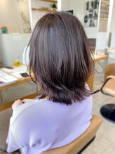 オートル 綱島店(AUTRE by FUGA hair) 20代30代40代ミディアム◆くびれミディ/マロンベージュ