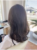 ふんわり透け感オリーブベージュ