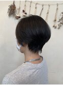 丸みのあるショート