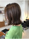 切りっぱなしラフボブ