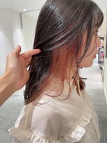 ビーハイブアヴェダ PARCO2店(BEHIVE AVEDA) 【ＢＥＨＩＶＥ山田】暖色インナーカラー！