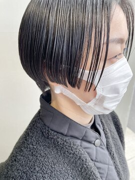 ヘアー アイス 御器所本店(HAIR ICI) 20代30代40代小顔ハンサムショート大人可愛いナチュラルショート