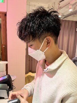 アヴァンス 天王寺店(AVANCE.) MEN'S HAIR ツイスパ×前下がりマッシュ