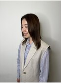 地毛風ストレート×タテムラハイライト