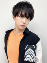 ツーブロックマッシュ/モテ/ツーブロック/束感/波巻き/メンズ