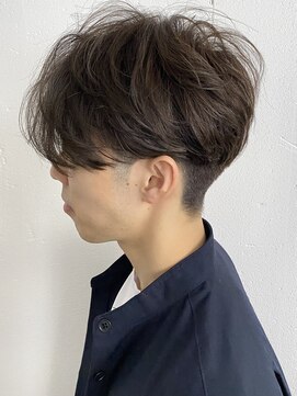 キコ 天神大名西通り店(kico) kico☆センターパートカルマパーマメンズ刈り上げツーブロック