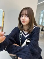 ノク(nok)&nbsp;ミナボブ_大人ガーリーダークアッシュ似合わせカット