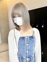 セシルヘアー(CECIL hair) アッシュベージュ×ケアブリーチ　下北沢