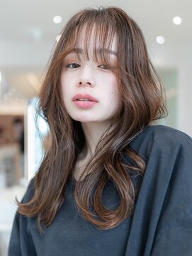 イオ 本厚木(io) 大人かわいい艶髪スタイル韓国レイヤーハッシュカットフルバング