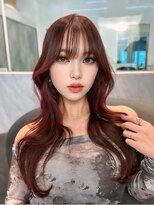 クム(kumu)&nbsp;【kumu】ワインレッド/ロングレイヤー/栄/名古屋