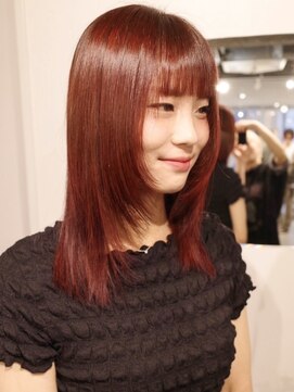 ヨー(Yoh-) 【ウルフレイヤー/中里千尋】韓国レイヤー/ボルドーカラー