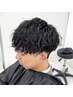 【SNSで話題☆】【メンズ限定】メンズカット＋波巻きパーマ ￥10500