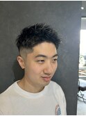 短髪/メッシュ