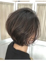 ヘアー カフェ コトノハ(hair cafe kotonoha)&nbsp;【コトノハ】エアーストレート　小顔　束感ショート大人髪型