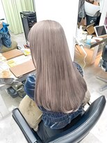 リラ バイ ミラ 新宿(LILA by MILA)&nbsp;メルティカラー似合わせカットウェーブミディアムブリーチ韓国