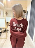 【sida 池村】20代30代グレージュカラーボブスタイル