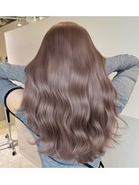 アマトウキョウスマートサロン(AMA TOKYO×Smart Salon)&nbsp;ピンクベージュ　ブリーチカラー　艶カラー　韓国風