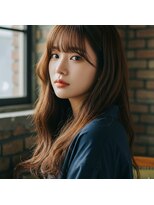 コトナ 越谷店&nbsp;越谷で注目｜チャコールグレー×ウルフラウンドバング