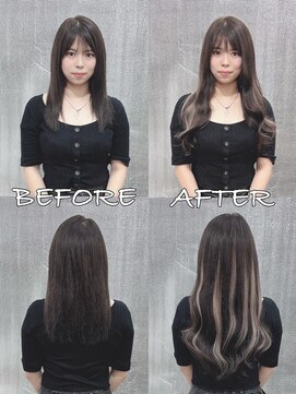 リップ 大阪本店(LIP) 【レミー100%最高級人毛/ロング】シールエクステ80枚