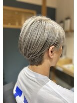 ノットドットビー(KNOT.B)&nbsp;マッシュボブ×シルバーベージュ