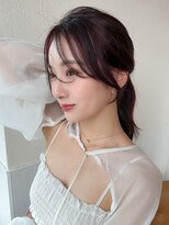 アフロート エル 大阪(AFLOAT L)&nbsp;2wayバングでイメチェン！顔まわりレイヤーくびれヘアが人気