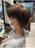 ツーブロックショート