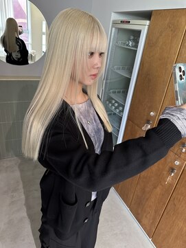 キオク(KIOX) ホワイトブロンド/ハイトーン/ブリーチ/名古屋/栄/髪質改善