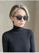 【ポイントブリーチ】50代の白髪は遊びでカバー