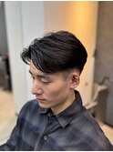 MEN’S HAIR/刈り上げセンターパート