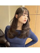 シュガー(Sugar)&nbsp;透明感カラー/ワンホンヘア/韓国ヘア/顔まわり/大阪/梅田