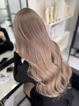 ラムシェール(LamChele) ミルクティーグレージュ×ケアブリーチカラー