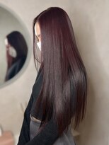 リンダ(Linda)&nbsp;ブリーチなしダブルカラーでカシスブラウン
