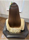【癖によるうねり】髪質改善ストレート