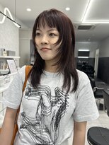 フォンセ(fonce)&nbsp;秋っぽボルドーと顔まわりザクザクレイヤー