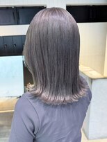 アイティーバイアルバム 下北沢店(IT by ALBUM)&nbsp;ミディアムボブブリーチ寒色系_ba596851