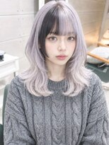 デイズ(days) 地雷系女子に人気/ホワイトグレージュポイントカラー
