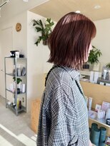 モンテヘアー(monte hair)&nbsp;bob×red×orange