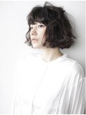 イノセントな雰囲気を感じさせるボブ　暗めカラー×大人ボブ