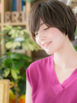 カバーヘア ブリス 上尾西口店(COVER HAIR bliss) *+COVER HAIR+*…大人女子の…プレミアム前下がりショートa