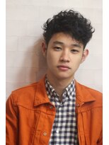 ブークル(boucle)&nbsp;外国人風刈り上げツーブロック好感度ビジカジスタイル