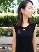 フロート 小阪店(float)&nbsp;プラチナツヤミディ_毛先パーマ ことりベージュ