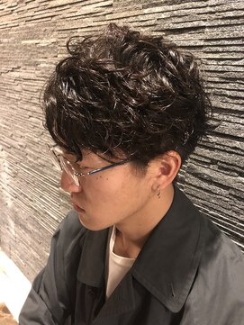 ヒロギンザ 新橋日比谷口店(HIRO GINZA) 無造作パーマスタイル