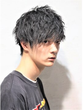 メンズフィール 南森町(MENS FEEL) マッシュウルフ☆韓流くせ毛風パーマメンズトランクスヘア