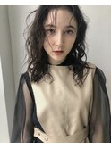 ナチュラルスパイラルカール×アッシュブラウン