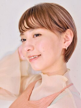 ビーチ(BEACH) アンニュイ耳掛けマッシュショート抜け感ショコラベージュ