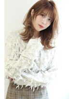 クラン 六甲道(Chlan) 大人かわいい耳かけセミディ×ミルクティーベージュ